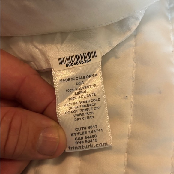 Trina Turk High Waist Cream Shorts - Picture 6 of 6